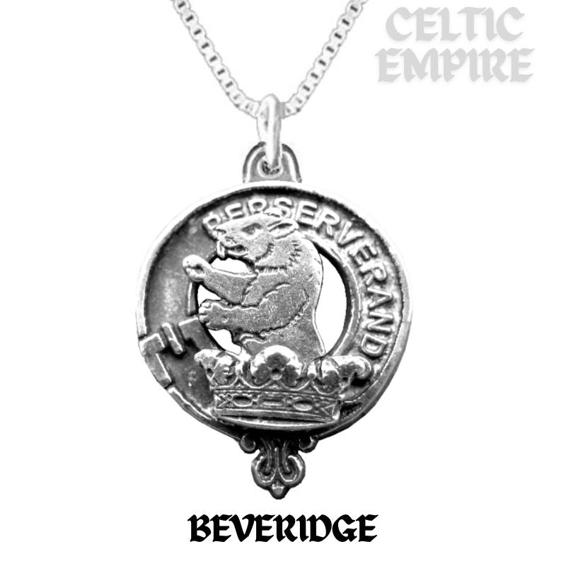 Beveridge Family Clan Crest Scottish Pendant