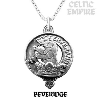 Beveridge Family Clan Crest Scottish Pendant