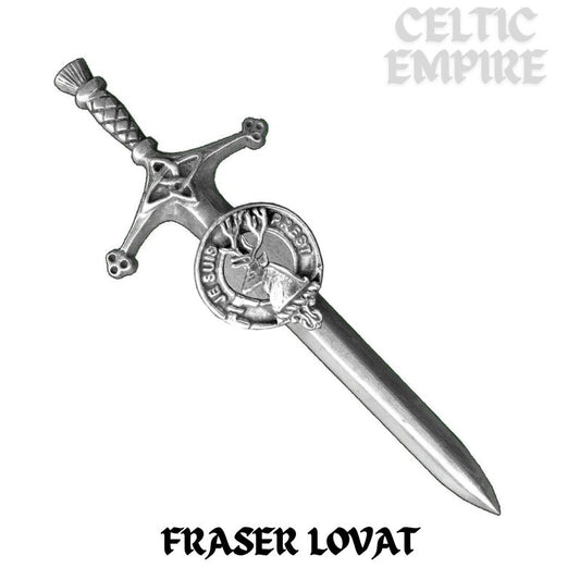 Fraser Lovat Family Clan Crest Kilt Pin, Scottish Pin