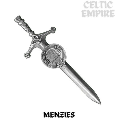 Menzies Family Clan Crest Kilt Pin, Scottish Pin