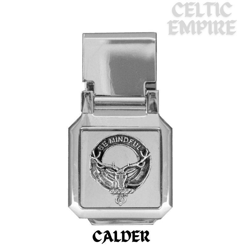 Calder Scottish Family Clan Crest Money Clip