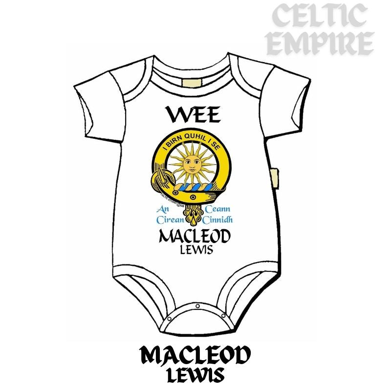 MacLeod Lewis Scottish Family Clan Crest Baby Jumper