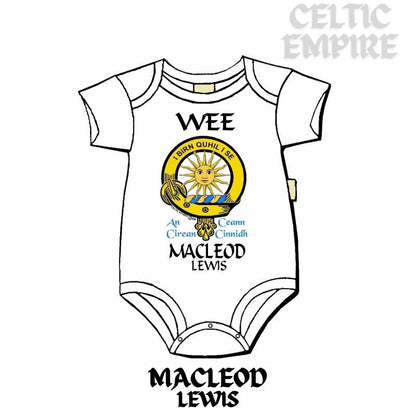 MacLeod Lewis Scottish Family Clan Crest Baby Jumper