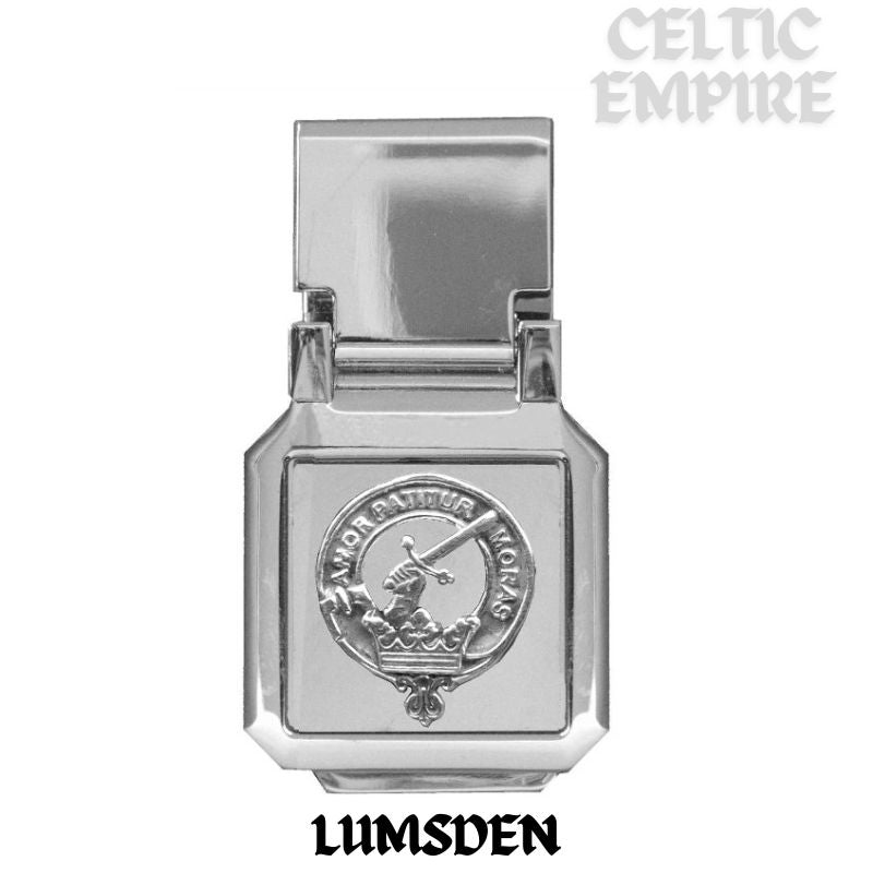 Lumsden Scottish Family Clan Crest Money Clip