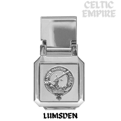 Lumsden Scottish Family Clan Crest Money Clip
