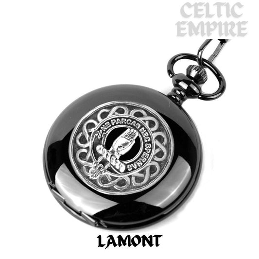Lamont Scottish Family Clan Crest Pocket Watch