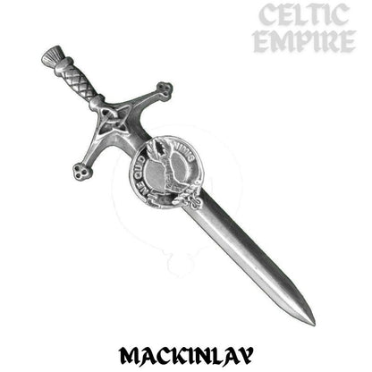 MacKinlay Family Clan Crest Kilt Pin, Scottish Pin
