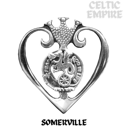 Somerville Family Clan Crest Luckenbooth Brooch or Pendant