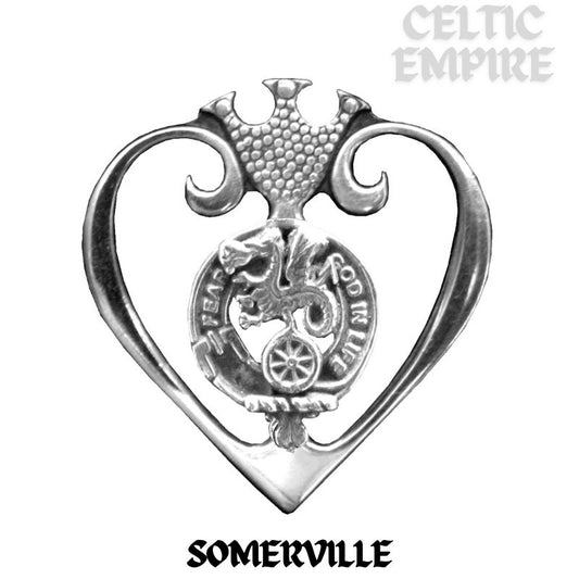 Somerville Family Clan Crest Luckenbooth Brooch or Pendant