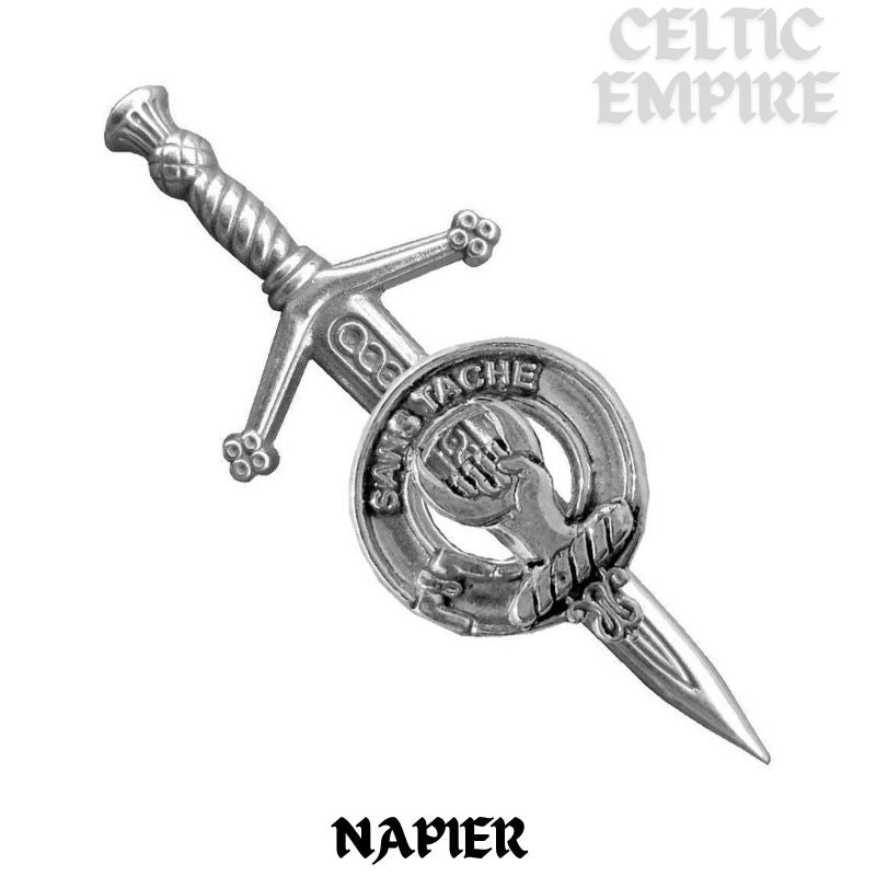 Napier Scottish Small Family Clan Kilt Pin