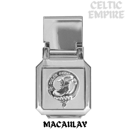 MacAulay Scottish Family Clan Crest Money Clip