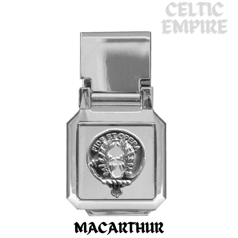 MacArthur Scottish Family Clan Crest Money Clip