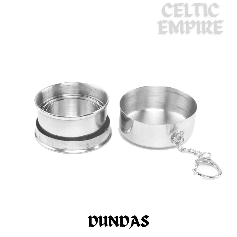 Dundas Scottish Family Clan Crest Folding Cup Key Chain