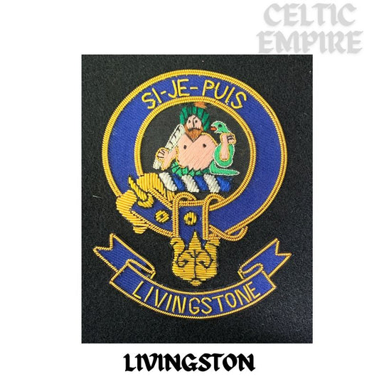 Livingstone Scottish Family Clan Embroidered Crest