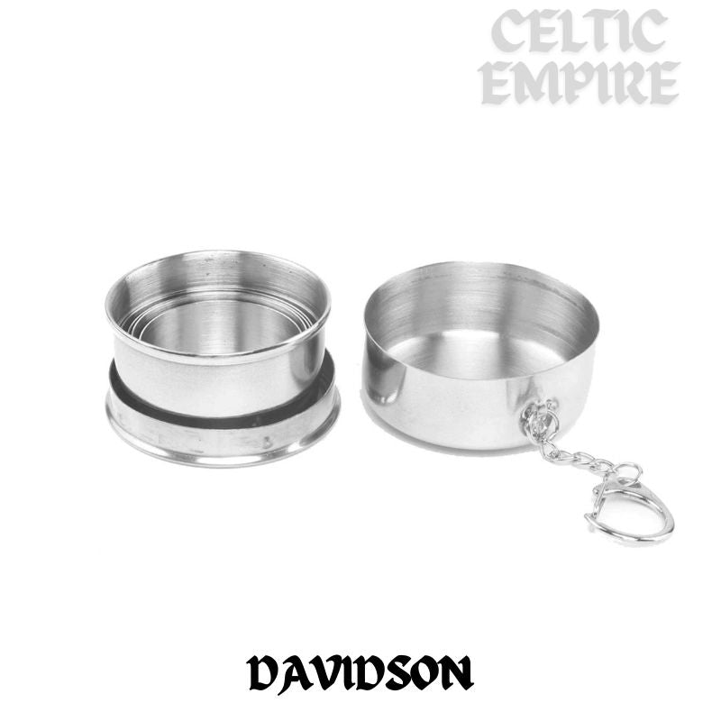 Davidson Scottish Family Clan Crest Folding Cup Key Chain