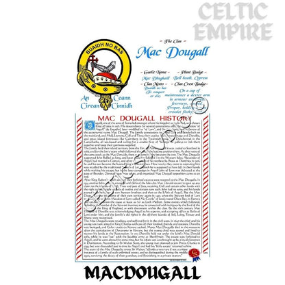MacDougall Scottish Family Clan History