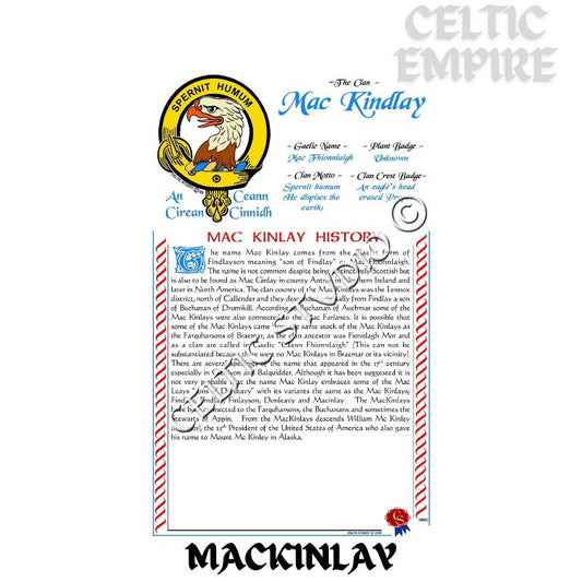MacKinlay Scottish Family Clan History
