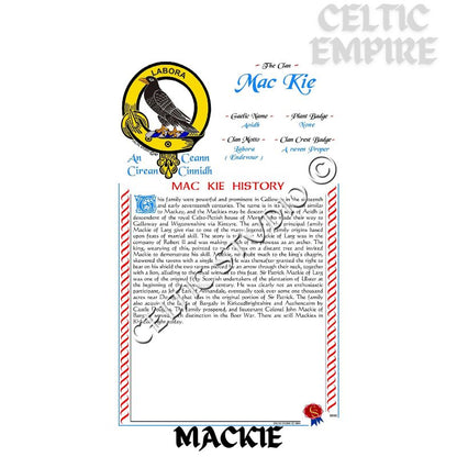 MacKie Scottish Family Clan History