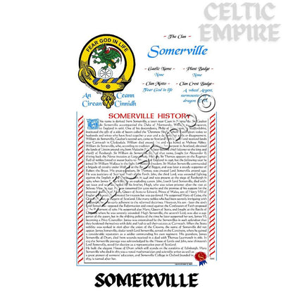 Somerville Scottish Family Clan History