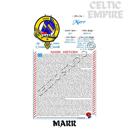 Marr Scottish Family Clan History