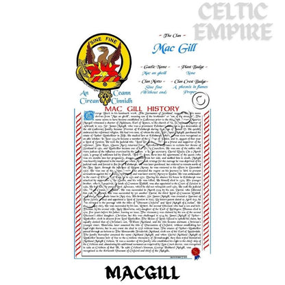 MacGill Scottish Family Clan History