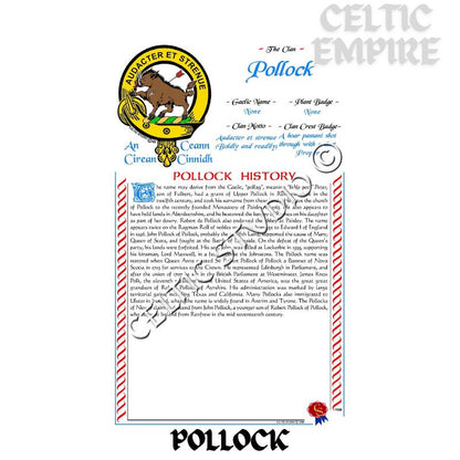 Pollock Scottish Family Clan History