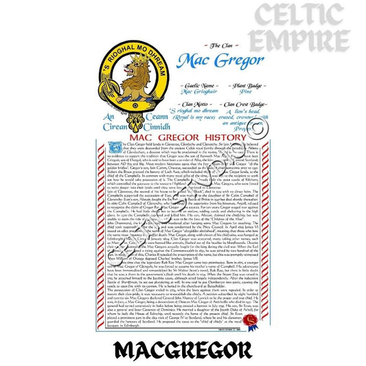MacGregor Scottish Family Clan History
