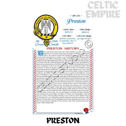 Preston Scottish Family Clan History