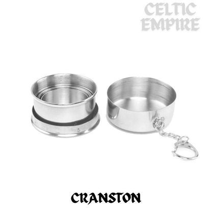 Cranston Scottish Family Clan Crest Folding Cup Key Chain