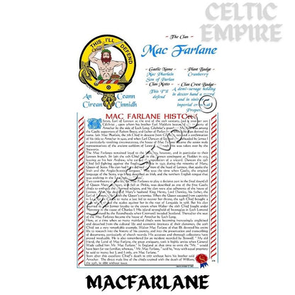 MacFarlane Scottish Family Clan History