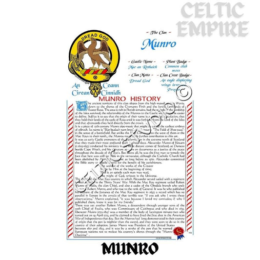 Munro Scottish Family Clan History