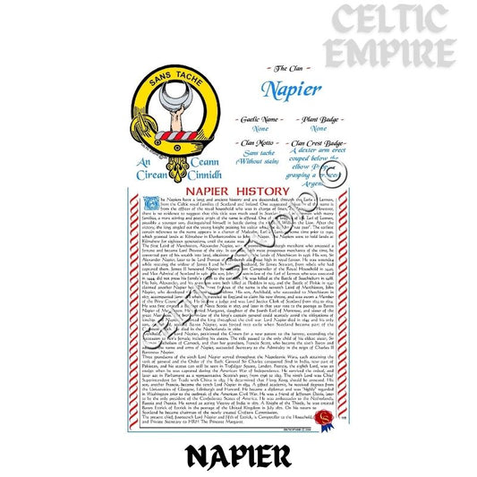Napier Scottish Family Clan History