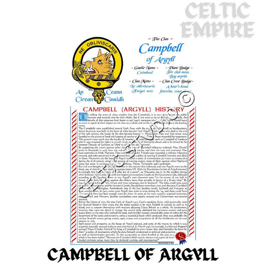 Campbell Scottish Family Clan History