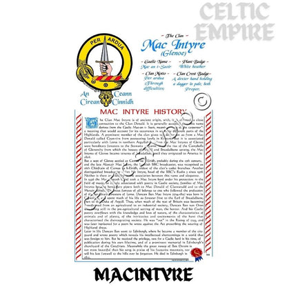 MacIntyre Scottish Family Clan History