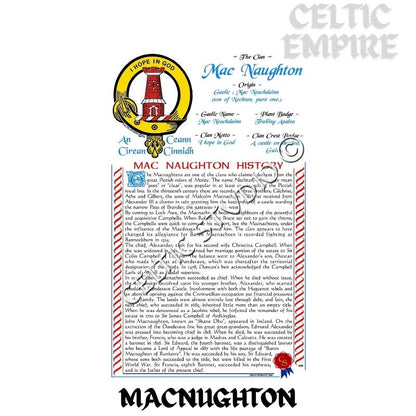 MacNaughton Scottish Family Clan History