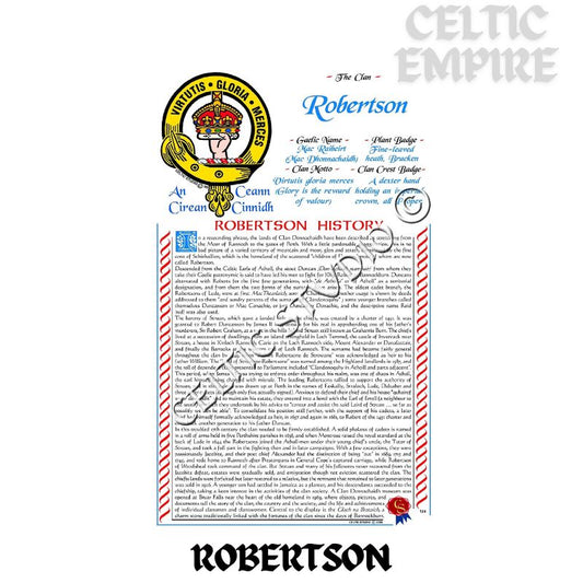 Robertson Scottish Family Clan History