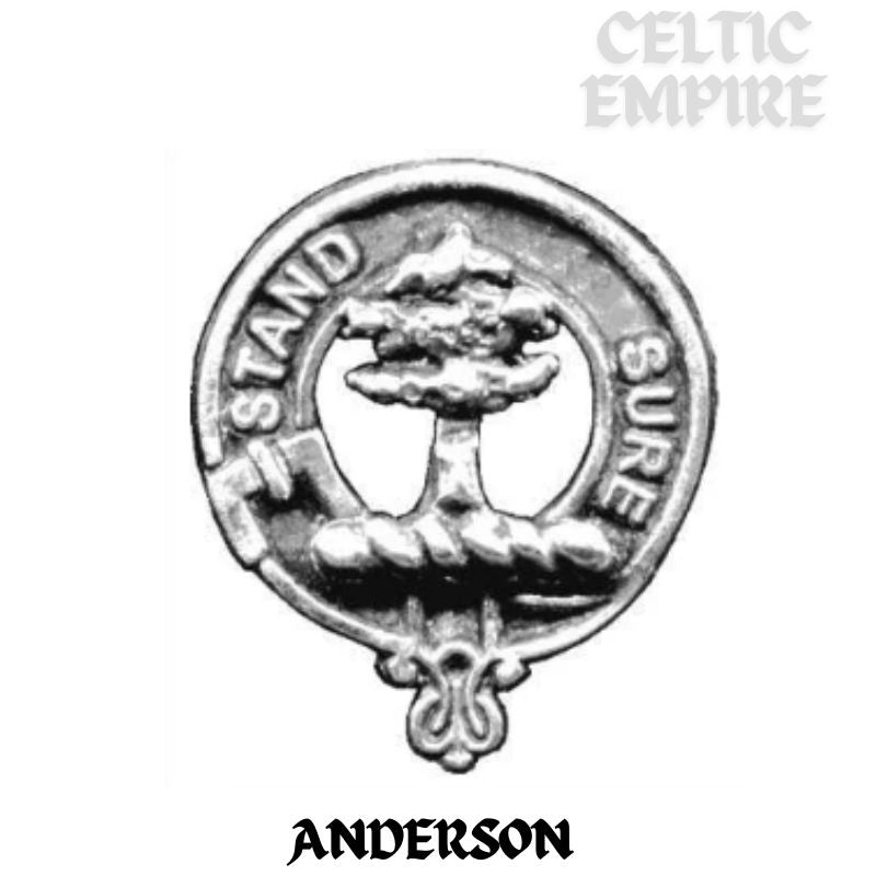 Anderson Scottish Family Clan Dirk Shield Kilt Pin