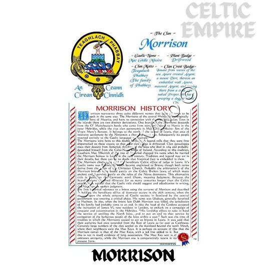 Morrison Scottish Family Clan History