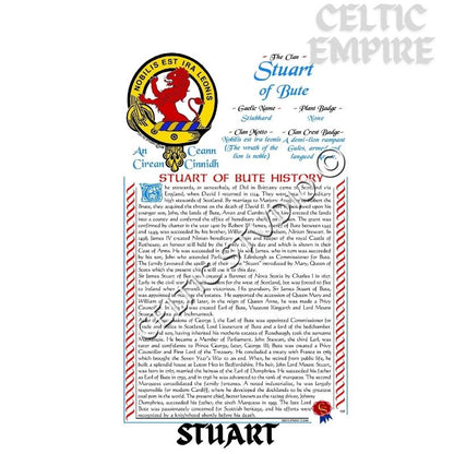 Stuart Scottish Family Clan History