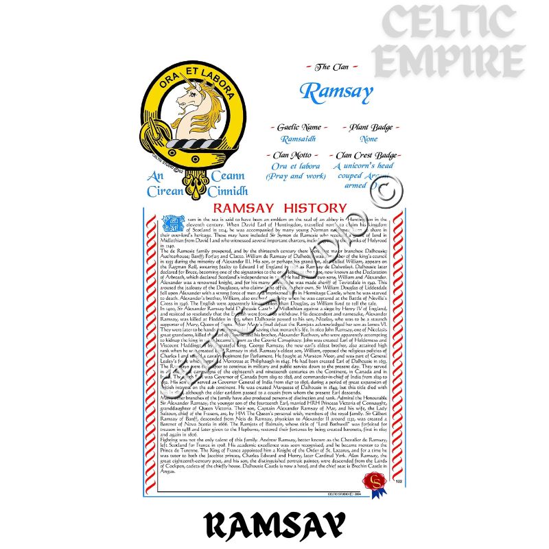Ramsay Scottish Family Clan History