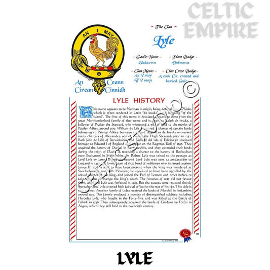 Lyle Scottish Family Clan History