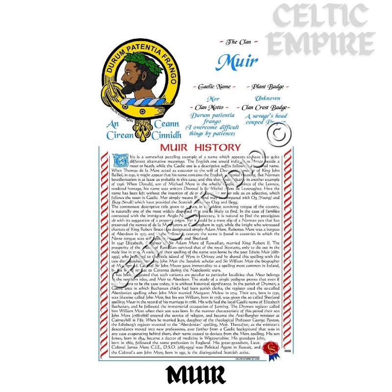 Muir Scottish Family Clan History