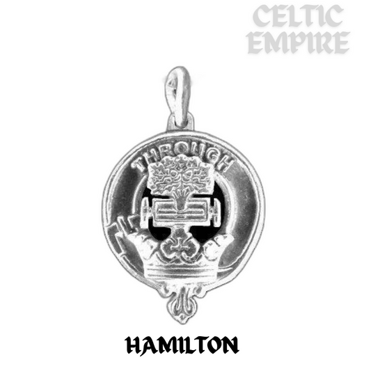 Hamilton Family Clan Crest Scottish Pendant