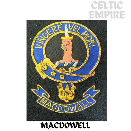 MacDowall Scottish Family Clan Embroidered Crest