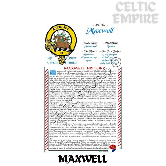 Maxwell Scottish Family Clan History