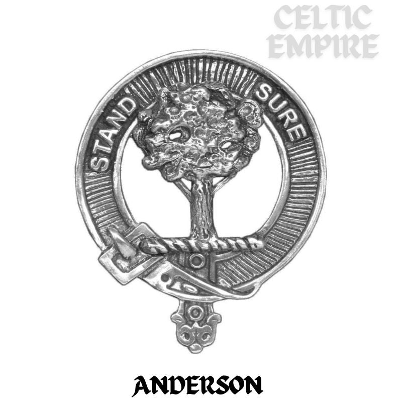 Anderson Interlace Family Clan Crest Sgian Dubh, Scottish Knife