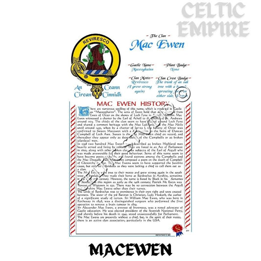 MacEwen Scottish Family Clan History