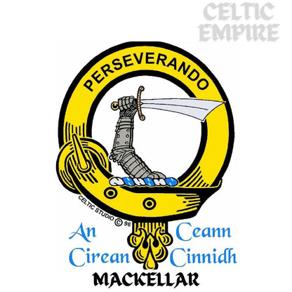 Mackellar Family Clan Crest Decal | Custom Scottish Heritage Car & Laptop Stickers