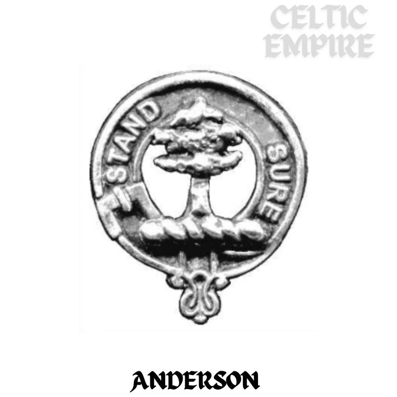 Anderson Family Clan Crest Sgian Dubh, Scottish Knife