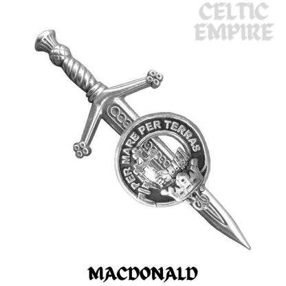 MacDonald Donald Scottish Small Family Clan Kilt Pin